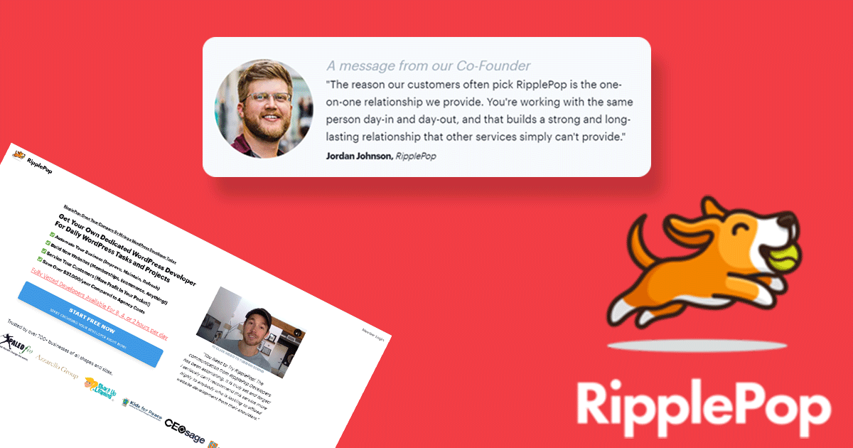 RipplePop Review: Actually Unlimited WordPress Service?